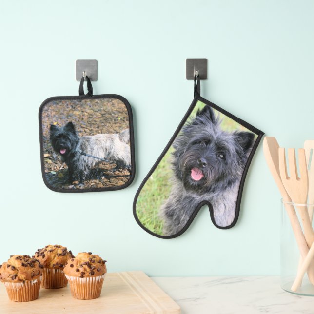 Set De Manoplas Cairn Terrier (Insitu (colgante))