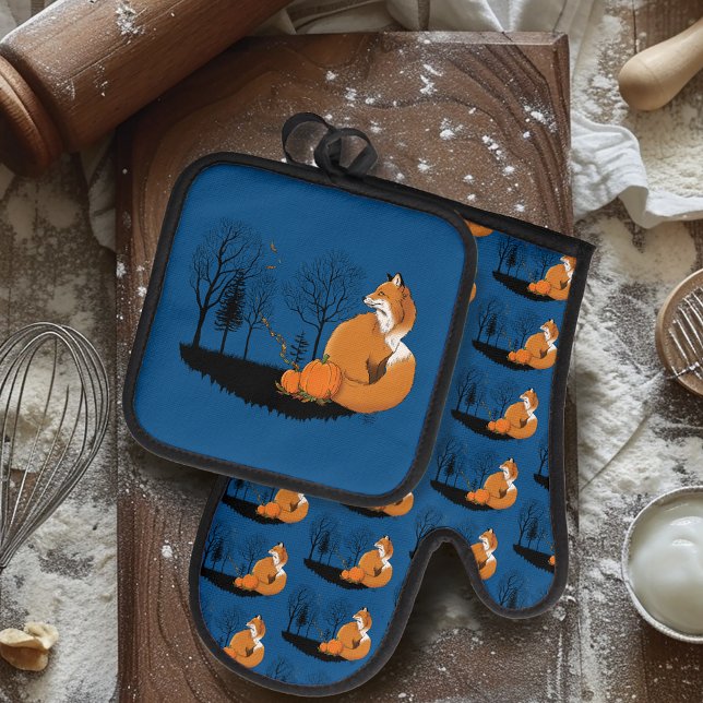 Set De Manoplas Calabazas del bosque Red Fox (Subido por el creador)
