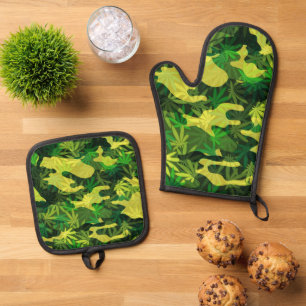Set De Manoplas Camouflage Design Camo