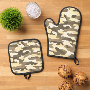 Set De Manoplas Camuflaje del desierto
