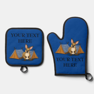 Set De Manoplas Carpas personalizadas de acampada de canguro azul