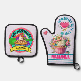 Set De Manoplas Casero con amor