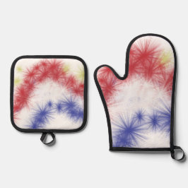 Set De Manoplas Celebración de los fuegos artificiales de Moe