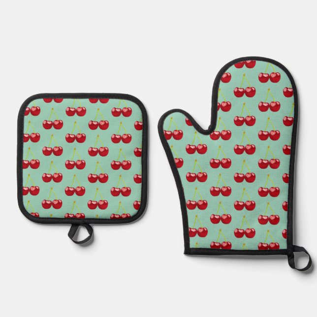 Set De Manoplas Cherries (Anverso)
