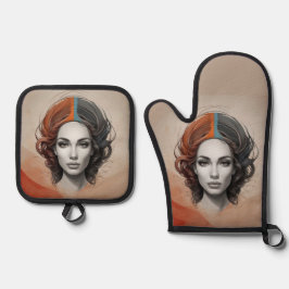 Set De Manoplas chica vívido fuera de adentro