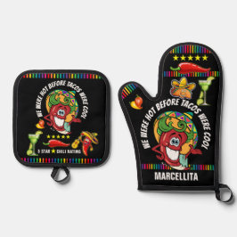 SET DE MANOPLAS CHILI PEPPER HUMOR