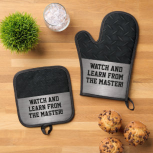 Set De Manoplas Chiste De Cocina Funny Watch Y Learn