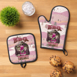 Set De Manoplas Chiste de secuestro de vacas en barbacoa para extr