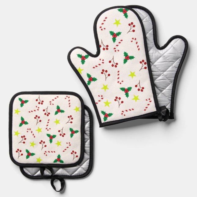 Set De Manoplas Christmas-style  (Anverso/Reverso)