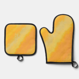 Set De Manoplas Citrus Gold Sunny Side Up Morning 
