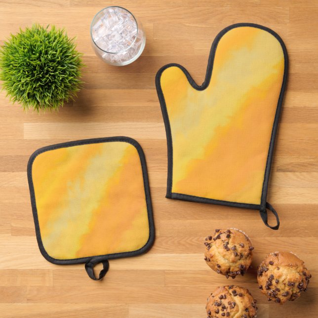 Set De Manoplas Citrus Gold Sunny Side Up Morning  (De arriba hacia abajo)