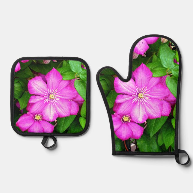 Set De Manoplas Clematis (Anverso)