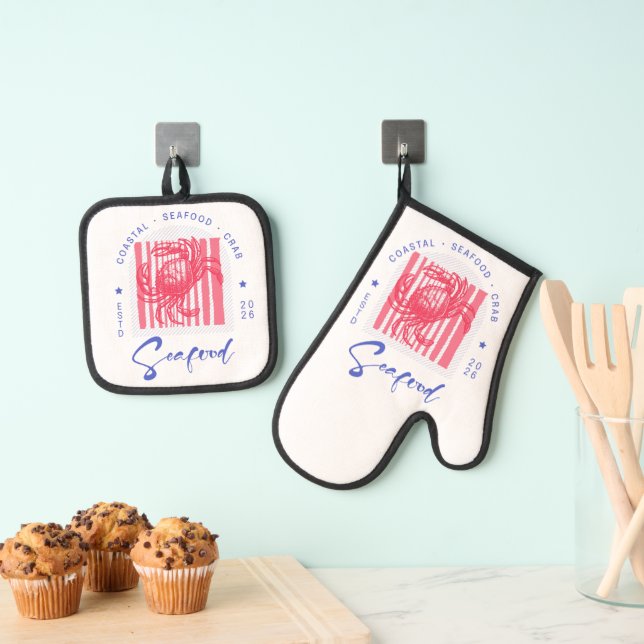 Set De Manoplas Coastal Crab Cloth Placemat (Insitu (colgante))