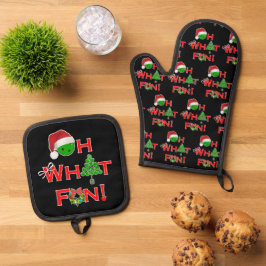 Set De Manoplas Cocina de bolas de pólvora Oh Qué Navidades divert