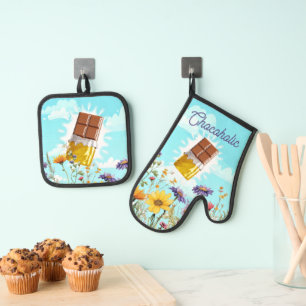 Set De Manoplas Cocina de cocción de caramelos de chocolate chocoh