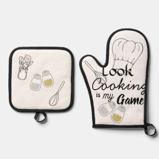 Set De Manoplas Cocinar es mi juego