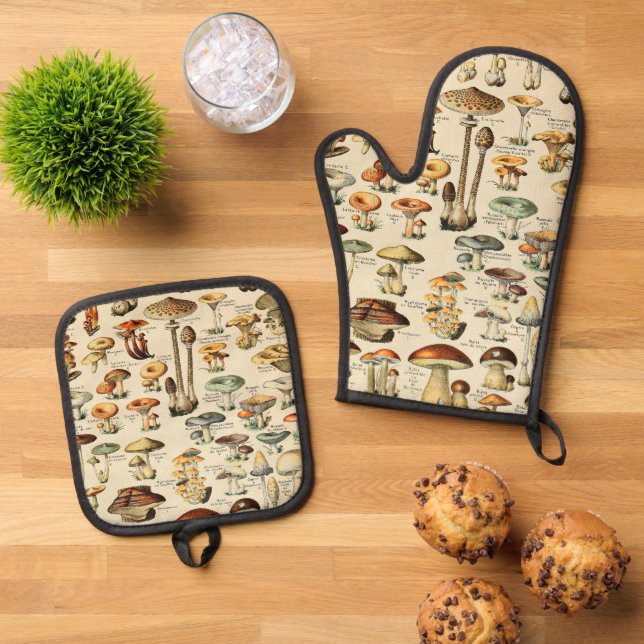 Set De Manoplas Colección de hongos (De arriba hacia abajo)
