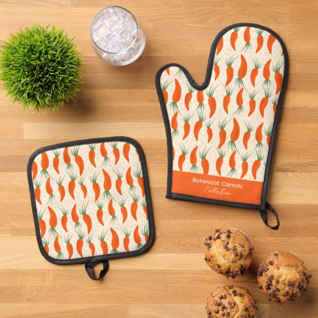 Set De Manoplas Colección de Zanahorias Botánicas (De arriba hacia abajo)