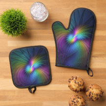 Colorido Con Azul Moderno Resumen Arte Fractal