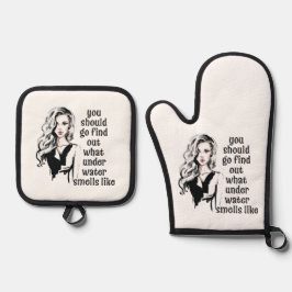 Set De Manoplas Cómo huele bajo el agua