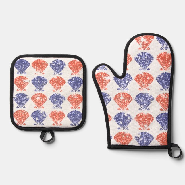 Set De Manoplas Conchas de Americana Costera (Anverso)