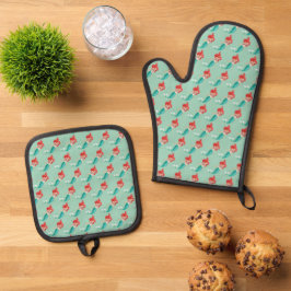 Set De Manoplas Conjunto de portaobjetos Ariel Oven Mitt & Pot