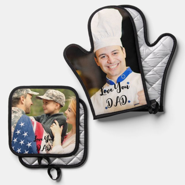 Set De Manoplas Conjunto de portaobjetos de foto para personalizad (Anverso/Reverso)