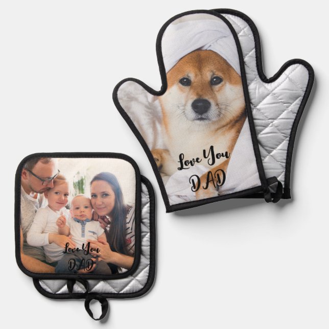 Set De Manoplas Conjunto de portaobjetos de foto para personalizad (Anverso/Reverso)