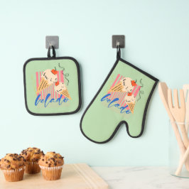 Set De Manoplas Conos de helado italianos retro