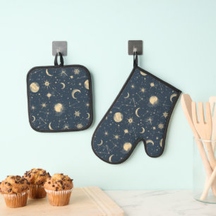 Set De Manoplas Constelación celeste - Noche estrellada (3)