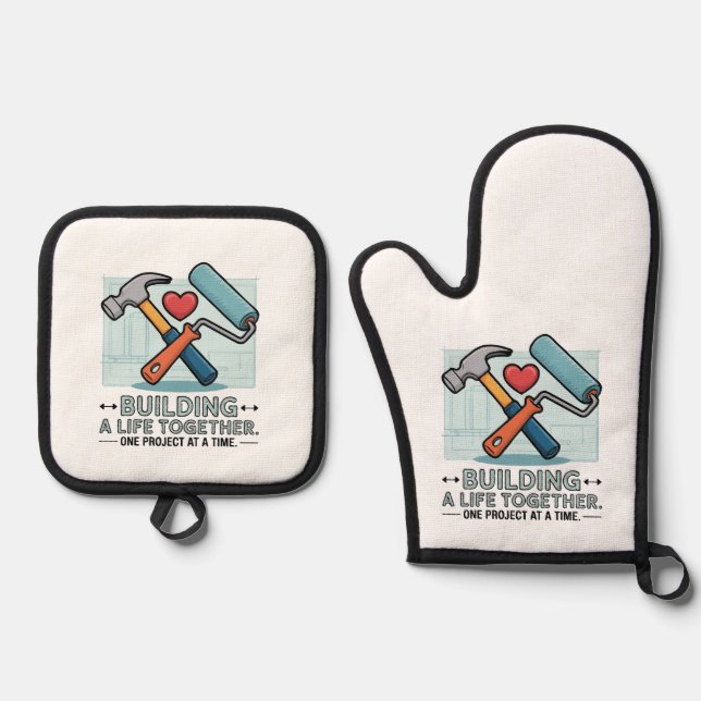 Set De Manoplas Construir una vida conjunta | Pareja y hogar de br (Anverso)