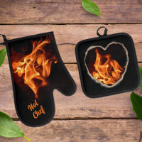 Corazón Ardiente en Fuego Llamas Calientes