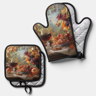 Set De Manoplas Cosecha de Otoño