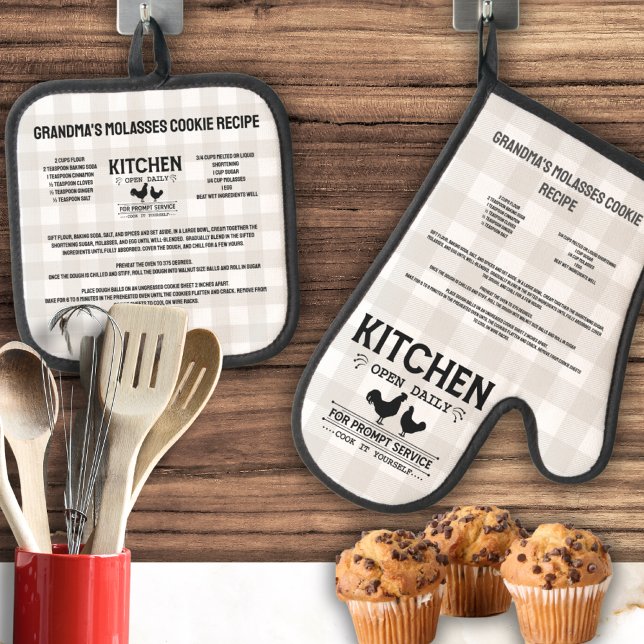 Set De Manoplas Crea tu propia receta de gallina galeada (Subido por el creador)