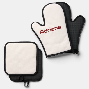 Set De Manoplas Crea Tu Propio Mitón de Horno y Soporte para Olla 