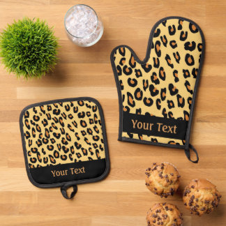 Set De Manoplas Crea tu propio patrón de piel de leopardo