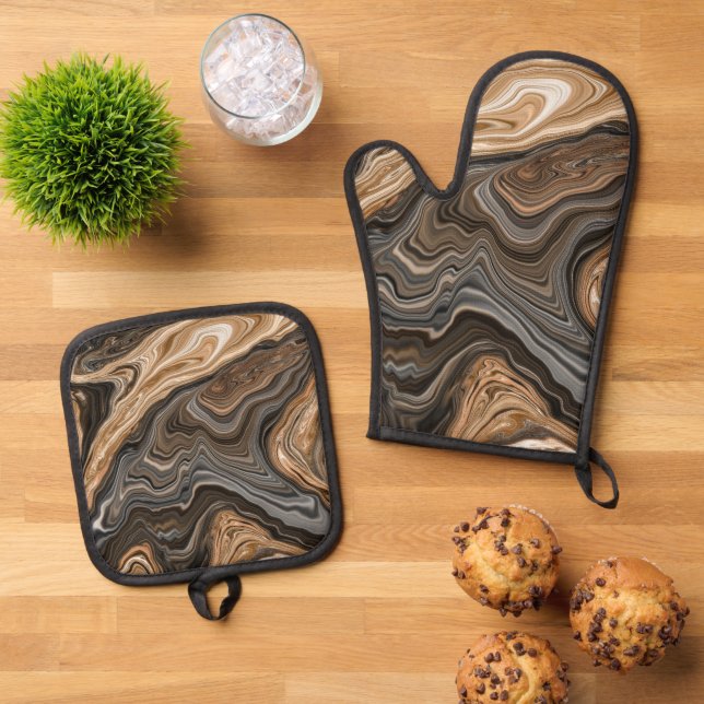 Set De Manoplas Creación de diseño líquido (De arriba hacia abajo)