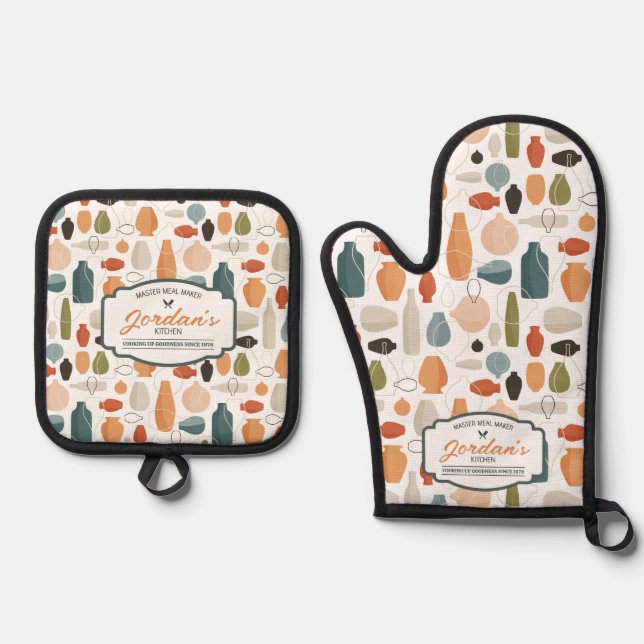 Set De Manoplas Creador de Comidas Maestro  (Anverso)