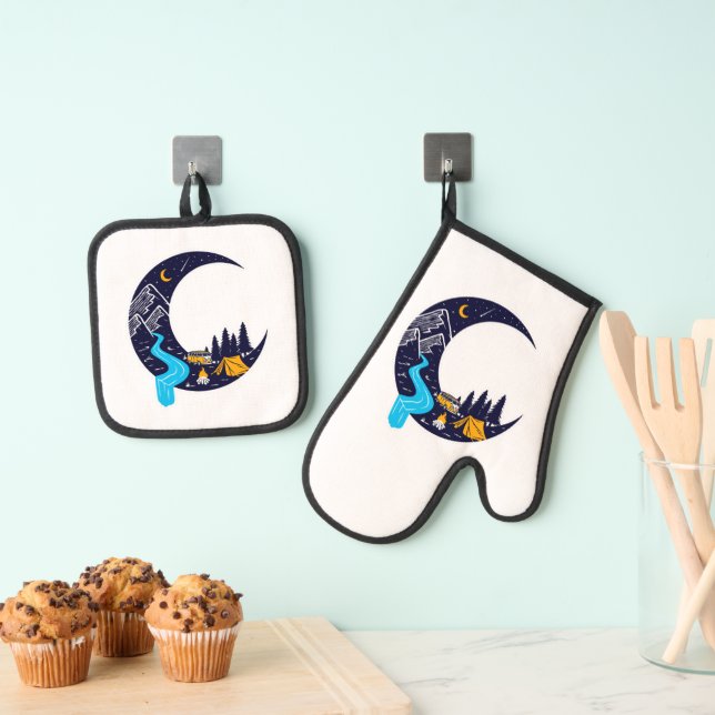Set De Manoplas Crescent Moon Adventure Camping (Insitu (colgante))