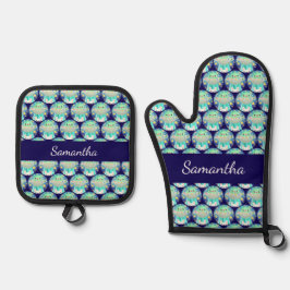 Set De Manoplas Criatura Espacial y Conejo Adorables
