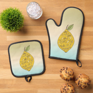 Set De Manoplas Cuando la Vida te Da Limones Ombre