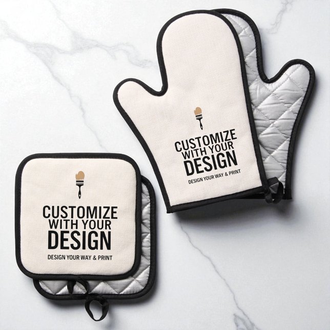Set De Manoplas Custom Minimalist Personalized Company Branded  (Subido por el creador)