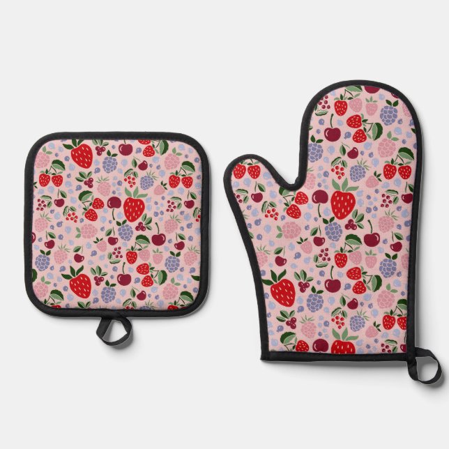 Set De Manoplas Cute Berries (Anverso)