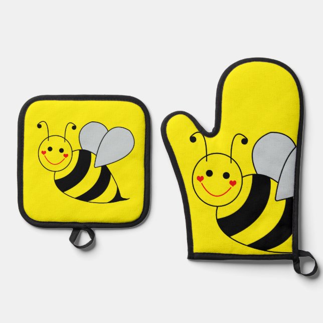 Set De Manoplas Cute Bumble Bee (Anverso)