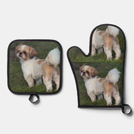Set De Manoplas Cutest Shih Tzu