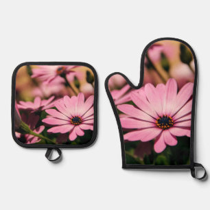 Set De Manoplas Daisy africano púrpura