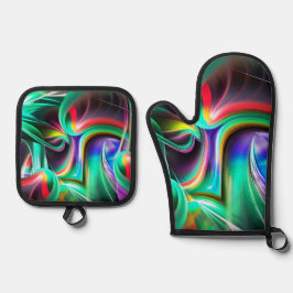 Set De Manoplas Dancing Neon Lights