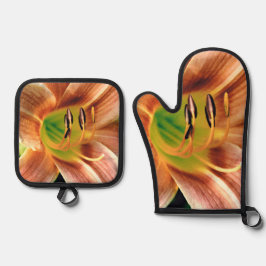 Set De Manoplas Daylily Macro