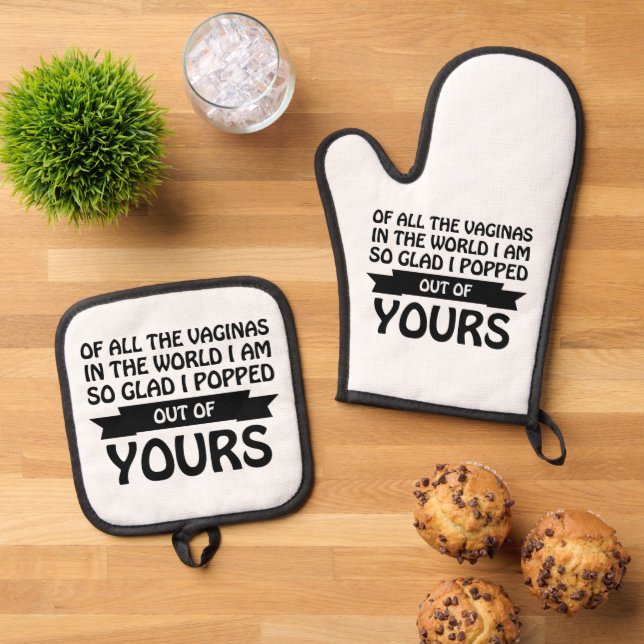 Set De Manoplas De todas las vaginas del mundo que saqué de la tuy (De arriba hacia abajo)