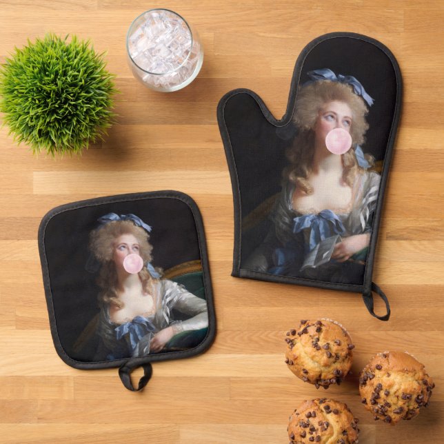 Set De Manoplas Demure with Pink Bubble Gum (De arriba hacia abajo)